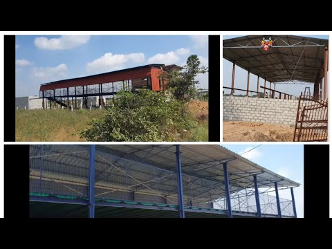 Elevated shed made by #Alina sheep farm #elevated plastic flooring sheets.