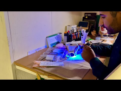 ASMR: Checking Spectacle Orders in the Lab (opticians roleplay)