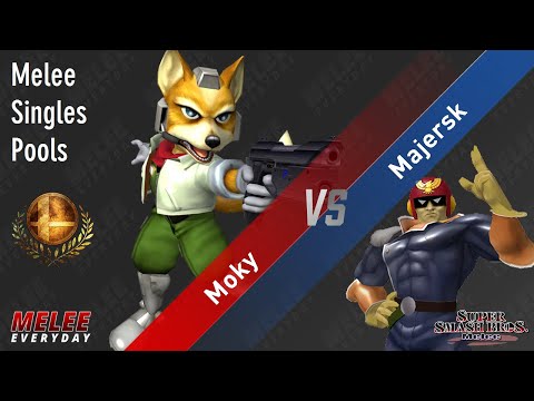 Aegis - Moky (Fox) vs. Majersk (Captain Falcon) - SSBM - Singles Pools - Wave B