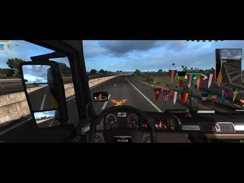 Promilowe granie 🎮 ✅ETS2 - Multi Player Man Euro 6 By SCS 1.34 Trasy firmowe