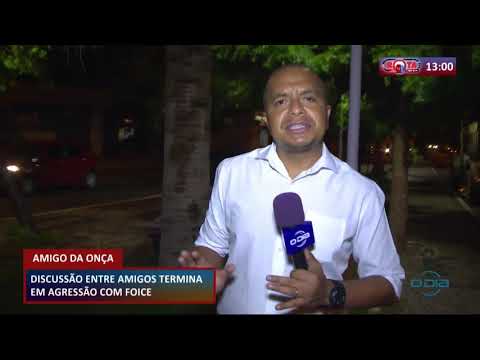 ROTA DO DIA 10 03 20  DiscussaÌƒo entre amigos termina em agressaÌƒo com foice