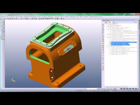 VISI Machining - Produktvideo "2,5D Mehrseitenbearbeitung und Bohren"