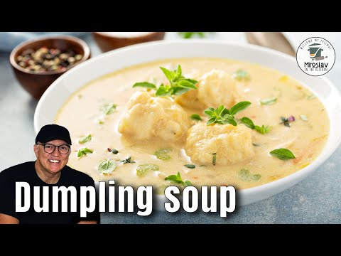 Learn how to make dumpling chicken soup
