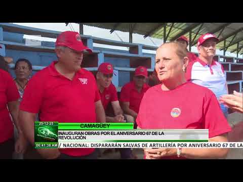 Cuba: Inauguran en Camagüey obras para el beneficio social