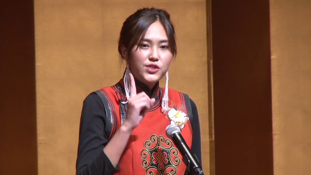 【第6回 全日本留学生 日本語スピーチコンテスト】敢闘賞：ツォグト　エンフゲレルさん