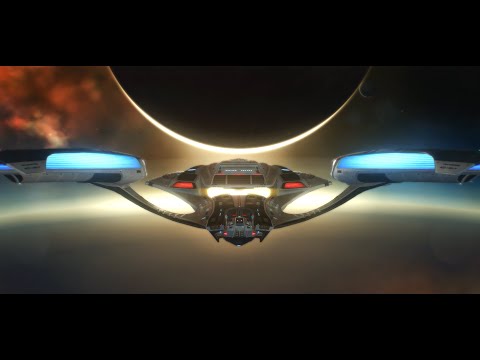 Strange New Worlds Intro with Odyssey-refit Enterprise-F (Star Trek Online)