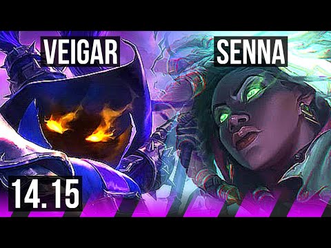 VEIGAR & Miss Fortune vs SENNA & Ezreal (SUP) | Rank 6 Veigar, 600+ games | VN Challenger | 14.15