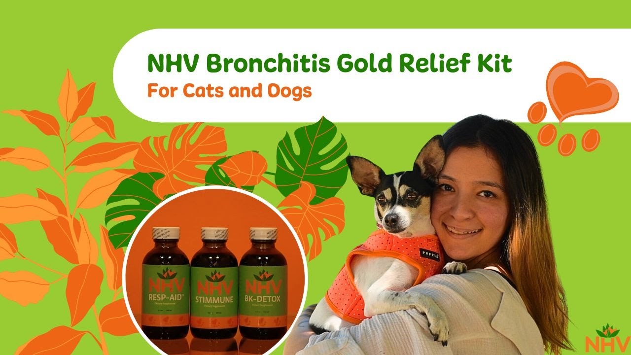NHV Bronchitis Gold Relief Kit For Cats and Dogs