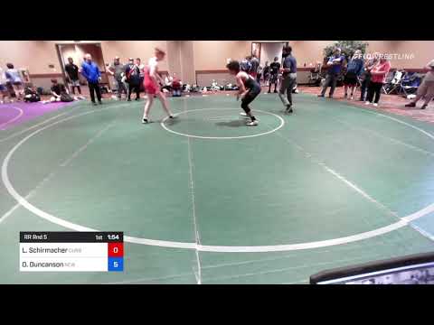 152 Lbs Rr Rnd 5 - Luke Schirmacher, Curby 3 Style Wrestling Club Vs Ousmane Duncanson, New York 1