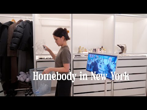 Homebody in New York | Introvert's cozy start to new year, hair refresh, decluttering, setting goals