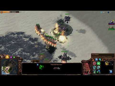 StarCraft II Arcade Direct Strike Episode 30 | 1v3 han and horner