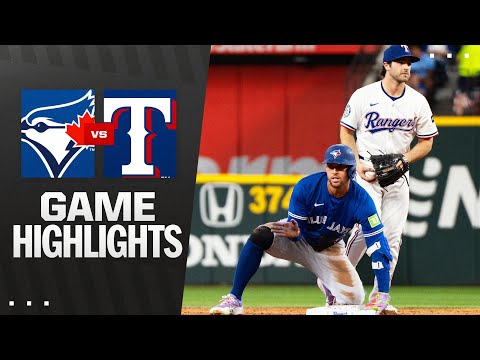 Blue Jays vs. Rangers Game Highlights (5/27/25) | MLB Highlights