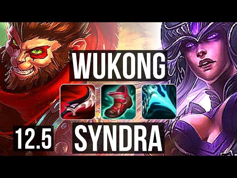WUKONG vs SYNDRA (MID) | 3.3M mastery, Legendary, 800+ games | EUW Master | 12.5