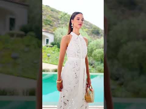 Giselle Lace Maxi Dress in White by Lisa Maree