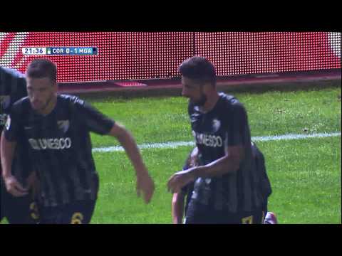 Gol de Samuel (0-1) en el Córdoba CF - Málaga CF  - HD