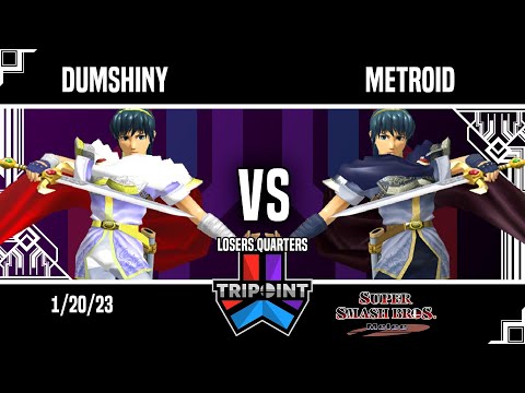 Tripoint Smash 176 - Losers Quarters - Dumshiny(Marth) Vs. metroid(Marth)