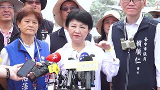 「甜點系地標」掀話題！大坑觀音亭景觀休憩平台完工啟用 盧市長：說到做到、打造安全好用又美觀的休憩空間