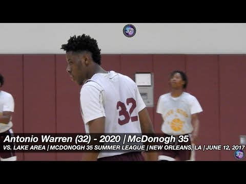 Antonio Warren Highlights - McDonogh 35/Elfrid Payton Elite 2020 PG/CG
