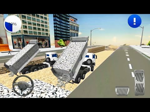 Mega City Underpass Bridge Road Building Construction Simulator - Android GamePlay #01 || Racing Man