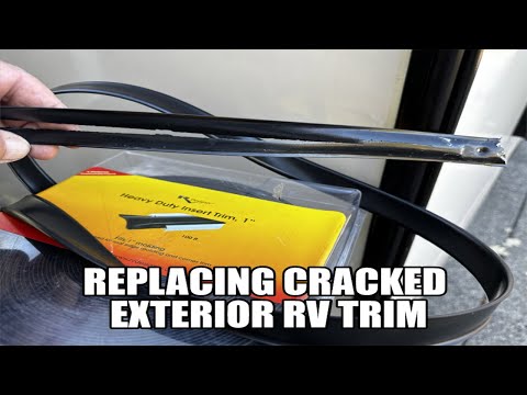Replacing Exterior RV Trim Step by Step / IMPORTANT - Buy Quality Trim