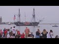 Oldest Commissioned Ship In US Navy Marks Fourth Of July In Boston Harbor