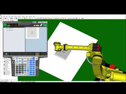 Fanuc Roboguide Tutorial : 2D Vision Multi View Vision Process.