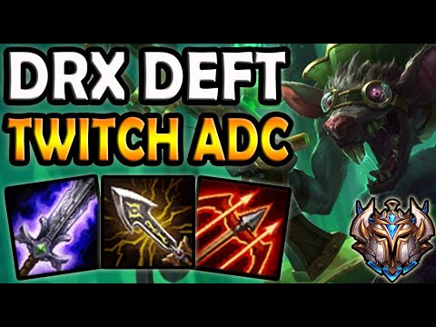 Deft TWITCH vs DRAVEN [ ADC ] Patch 10.19 Korea Challenger ✔️