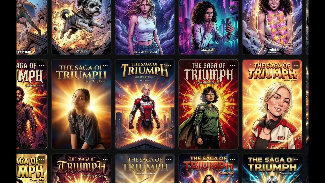 This AI comic generator turns you into a superhero | Picsart