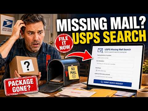 How To File A Missing Mail Search Request With Usps