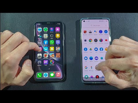 Iphone XR vs OnePlus 8 Comparison Speed Test