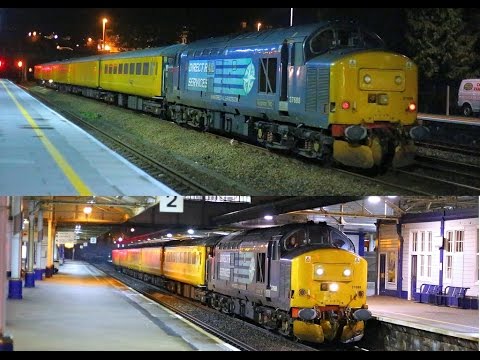 37688 on Network Rail Test Train at Newton Abbot and Totnes