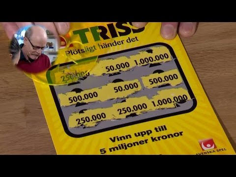 Triss: Arne skrapar fram en kvarts miljon - Nyhetsmorgon (TV4)