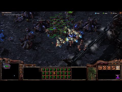 StarCraft: Mass Recall V7.0 Zerg Campaign Mission 2 - Egression