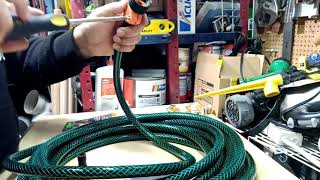Como ARMAR una MANGUERA para jardín con practicas CONEXIONES de Truper.
