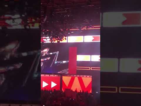 WWE The Start Of Monday Night Raw With Brock Lesnar March 18th 2019 Chicago