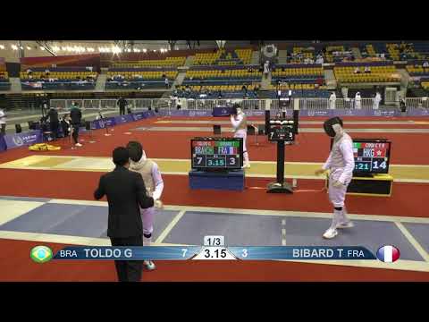 Doha 2021 SMF - L16 - Toldo BRA v Bibard FRA