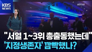 [W 언박싱] “서열 1~3위 총출동했는데”…‘지정생존자’ 깜빡했나? / KBS  2026.04.28.