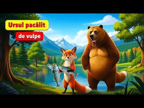 URSUL PĂCĂLIT DE VULPE -Poveste pentru Copii | TriluLino