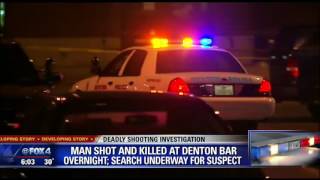 1 killed in shooting at Denton bar