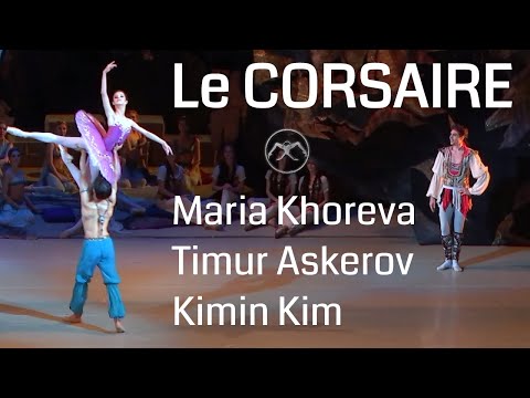 BALLET le CORSAIRE [pas de trois] Maria Khoreva / Timur Askerov / Kimin Kim