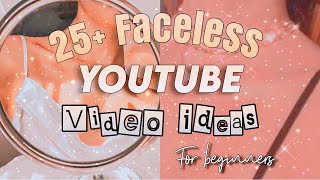 ✰ 25+ YouTube Video Ideas without showing your face 2020 |Beginners youtube videos ideas ✰