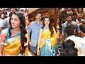 Krithi Shetty Vaishnav Tej Launch Chennai Shopping Mall Showroom At Miryalaguda Filmyfocus Com