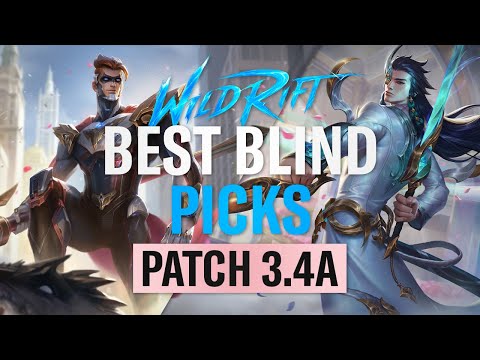BEST Blind Picks | Patch 3.4A | RiftGuides | WildRift