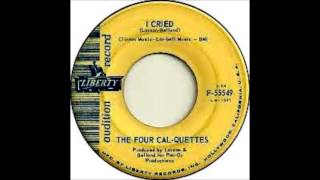 The Four Cal-Quettes- Movie Magazines / I Cried (1963 -Liberty 55549)