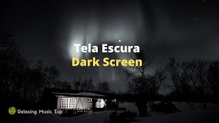 Barulho de Chuva para Dormir -  Som de musica piano - tela escura