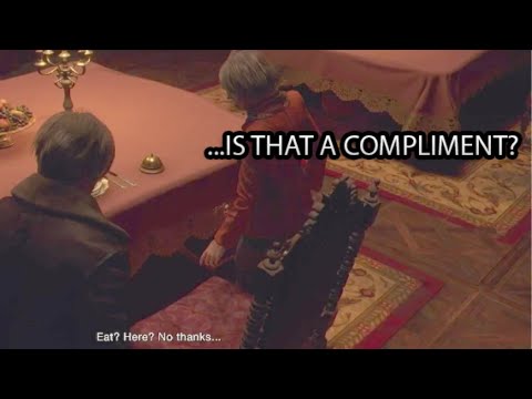 Leon Flirts with Ashley | Resident Evil 4 Remake