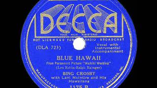 1937 HITS ARCHIVE: Blue Hawaii - Bing Crosby