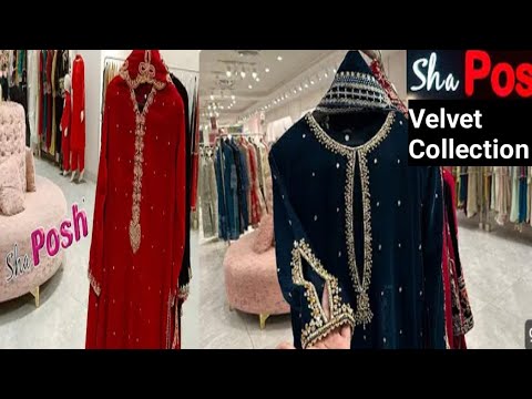 Shaposh Velvet Outfits|  Party Wear  Velvet Collection|@seerat579