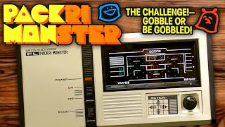 1981 Handheld Pac-Man Clone that Makes YOU the MONSTER! | Packri Monster from Bandai Electronics