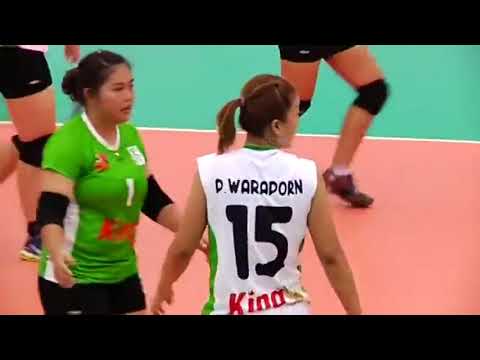 Supreme Chonburi-E.Tech vs King Bangkok - Women Volleyball Thailand League 2017 - 2018 - Highlights